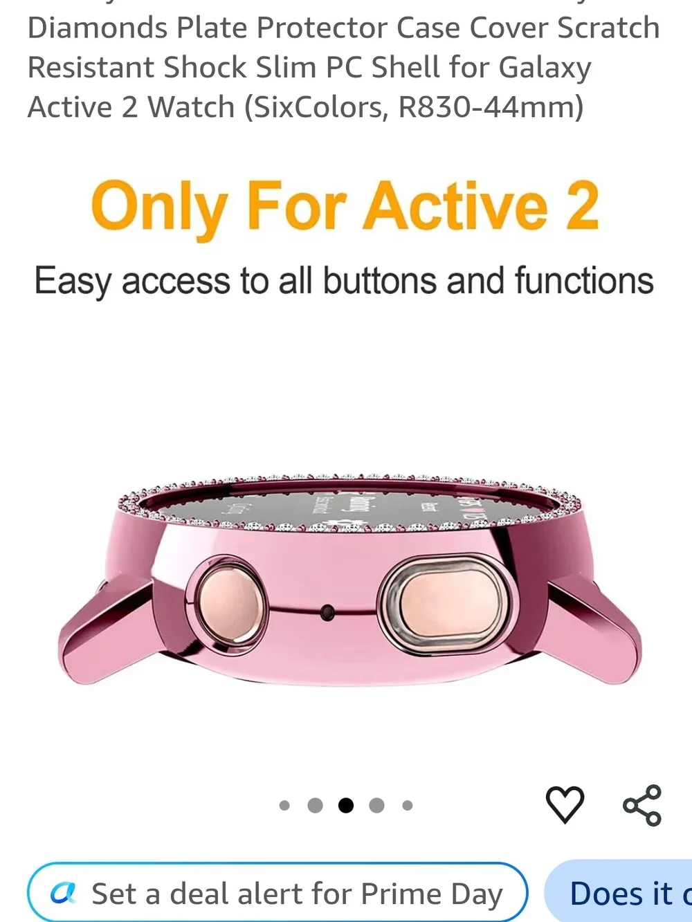 Samsung Galaxy Watch Active 2 Protector Case